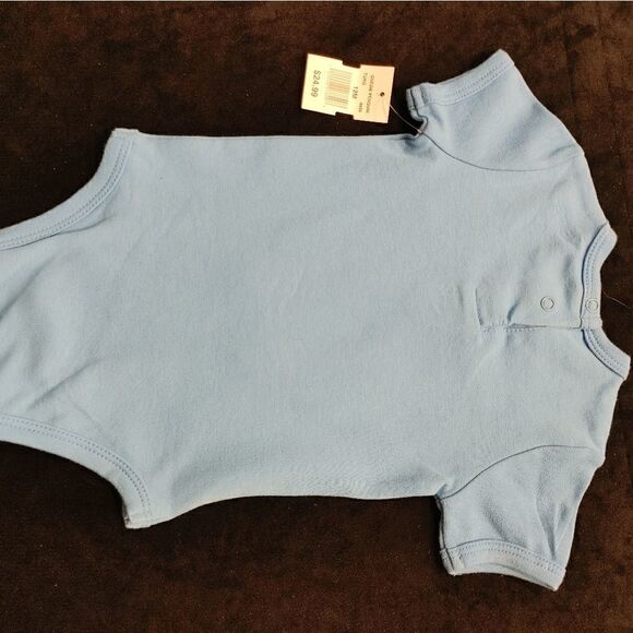 KID TEES BLUE PENGUIN 12 MONTH ONESIE - Picture 2 of 4